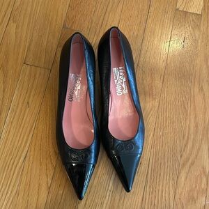 Ferragamo kitten heel. Never worn!